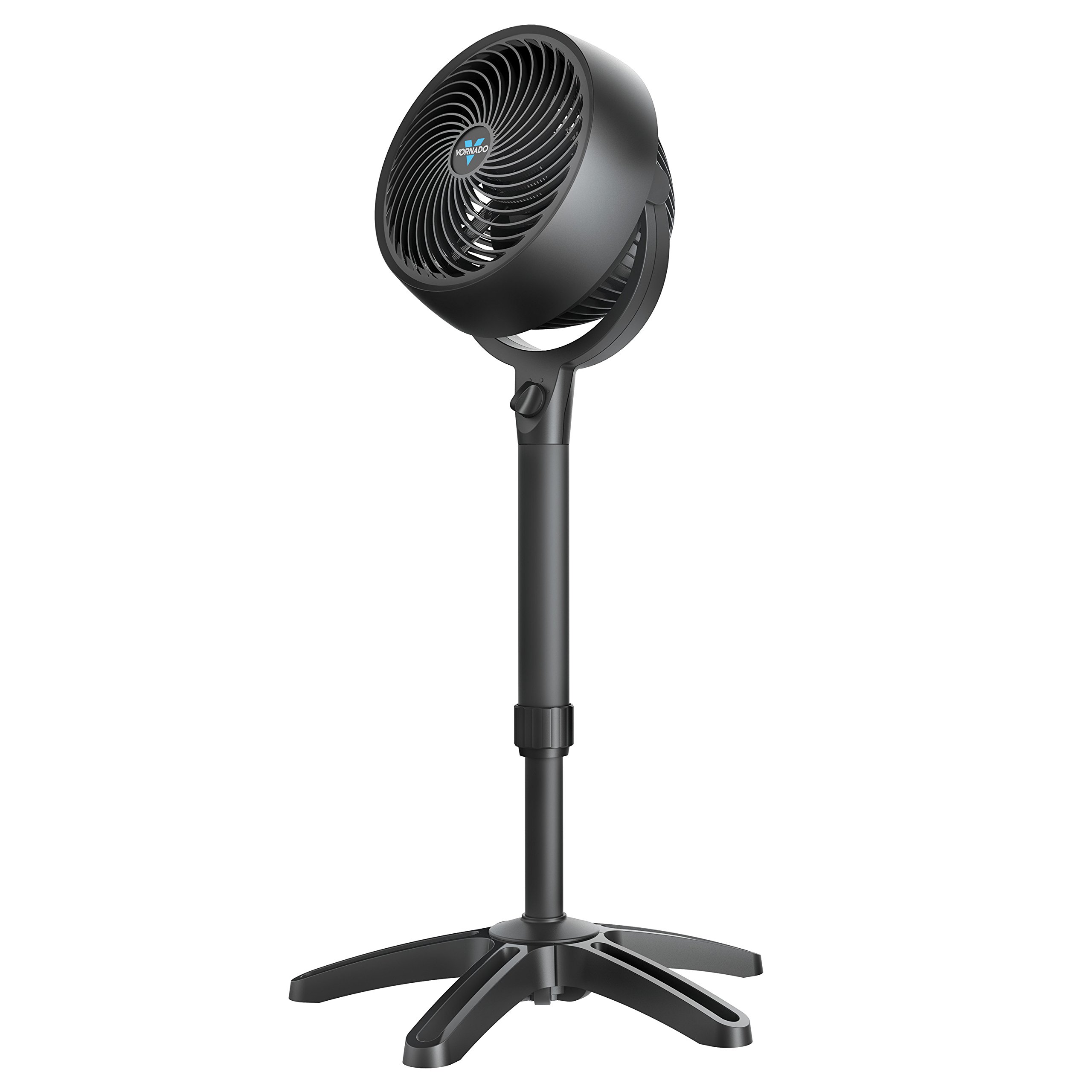 Vornado 683 Medium Pedestal Whole Room Air Circulator Fan - Black, 3 Speed Control, Comfortable Standing Height (32 to 3