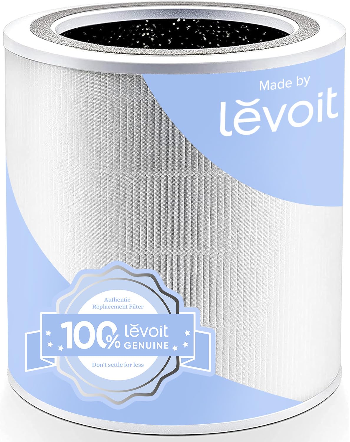 LEVOIT Core 400S-RF Replacement Filter, High-Efficiency Activated Carbon for Smoke, Odor, Allergens and Pollen Removal, 